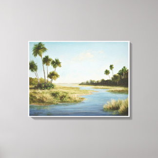 Impresión de pintura paisajística de Florida - Hum
