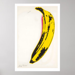 Impresión de plátano de Andy Warhol Arte Pop Clási