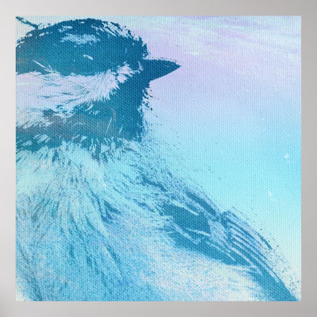 Impresión de pollo con tapa negra (Frente)