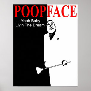 Impresión de Poopface