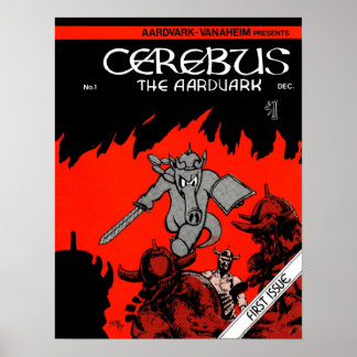 Impresión de portada de Cerebus Nº 1