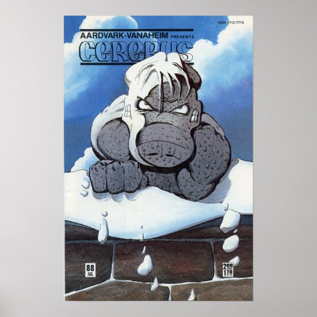 Impresión de portada de Cerebus Nº 88 (Frente)
