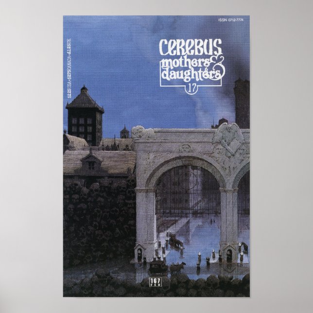 Impresión de portada de Cerebus número 167 (Frente)