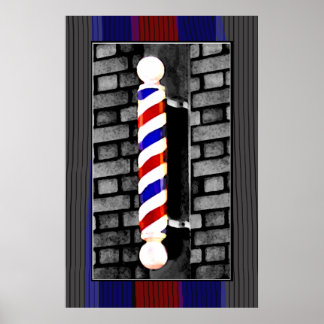 Impresión de Poster barber / Hair Stylist para hom
