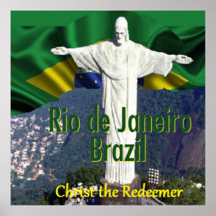 Impresión de POSTER brasileño de Río de Janeiro