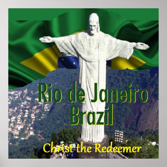 Impresión de POSTER brasileño de Río de Janeiro (Frente)