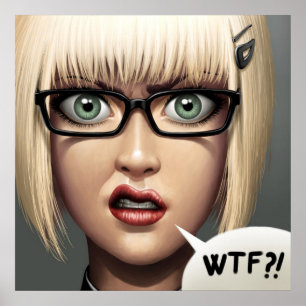 IMPRESIÓN DE POSTER/CANVAS · ¡wtf?!