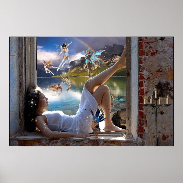 Impresión de Poster chica y Fe (Frente)