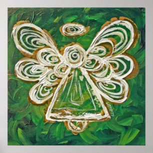 Impresión de Poster de Ángel Verde