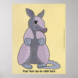 Impresión de Poster de Armadillo