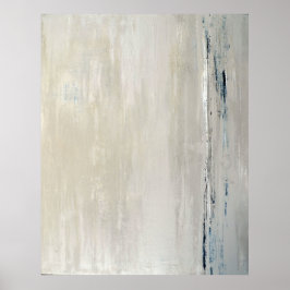 Impresión de Poster de arte abstracto de Beige
