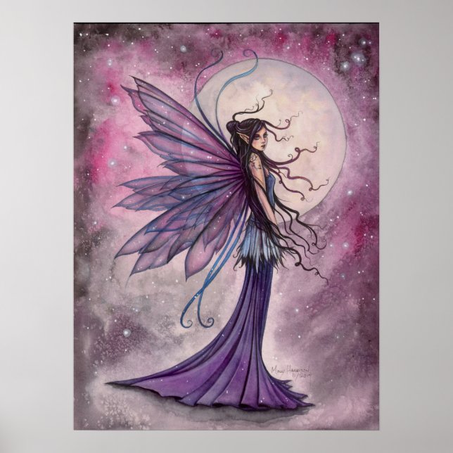 Impresión de Poster de arte de la fantasía de hada (Frente)