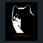 Impresión de Poster de arte pop Wolf por valor mot<br><div class="desc">Arte Digital - Computadora Wolf Head Arte Animal - Arte Pop universitario - Animales salvajes Grandes Imágenes Computadoras</div>