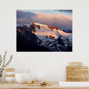 Impresión de Poster de atardecer de cumbre
