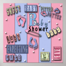 Impresión de Poster de Baby Shower