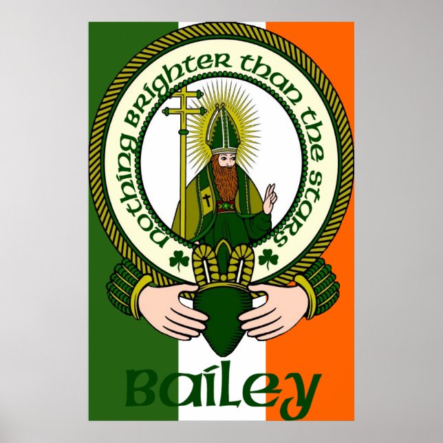 Impresión de Poster de Bailey Clan Motto (Frente)