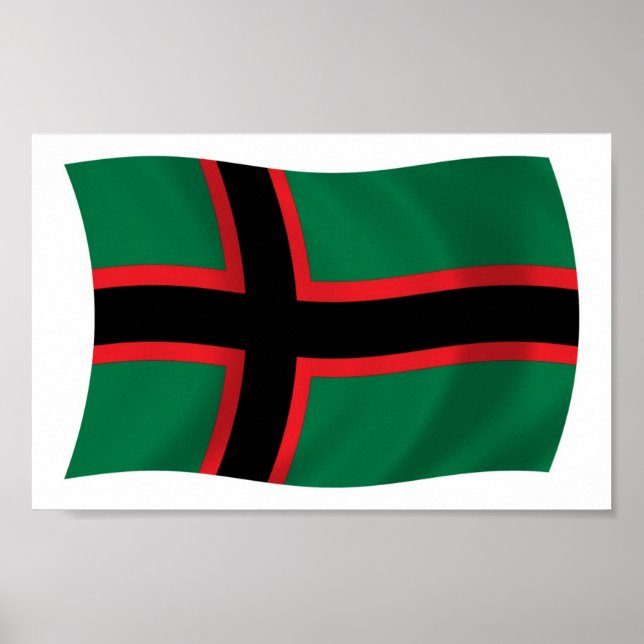 Impresión de Poster de bandera de Karelians (Frente)