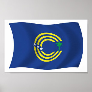 Impresión de Poster de bandera de Tokelau