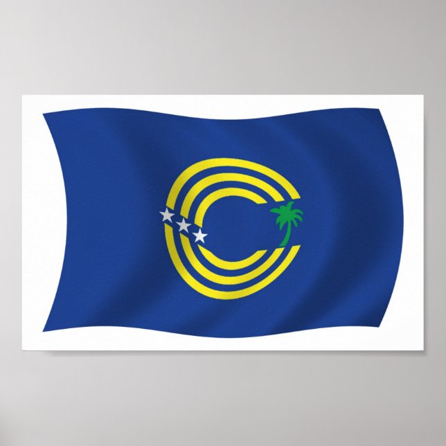 Impresión de Poster de bandera de Tokelau (Frente)