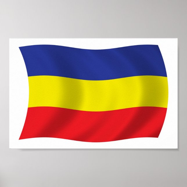 Impresión de Poster de bandera krom kmer kampuchea (Frente)