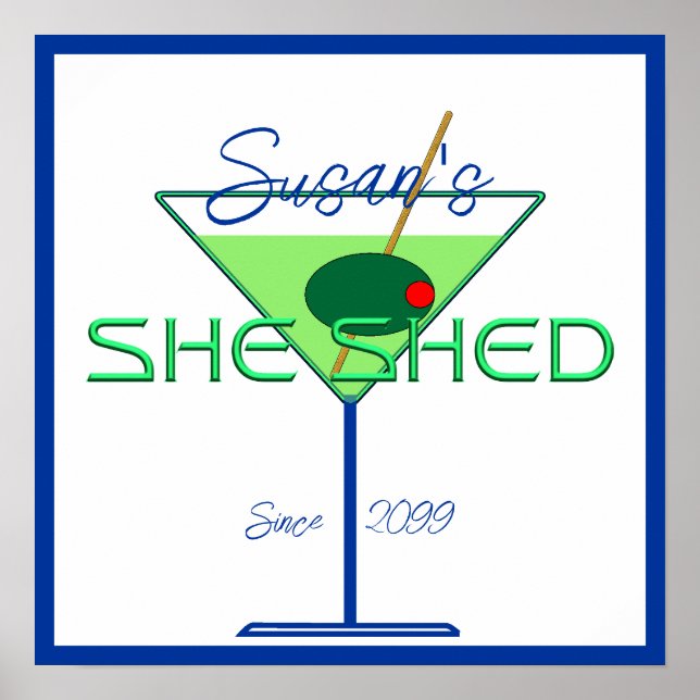 Impresión de Poster de bar de cuevas masculino de  (Frente)