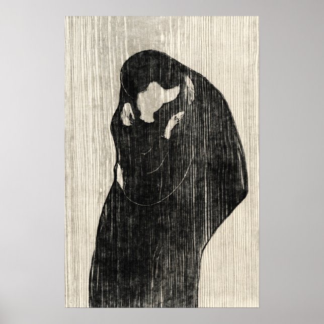 Impresión de Poster de besos de parejas de arte vi (Frente)