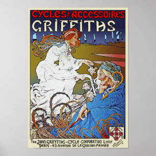 Impresión de Poster de bicicletas: ciclos de griff
