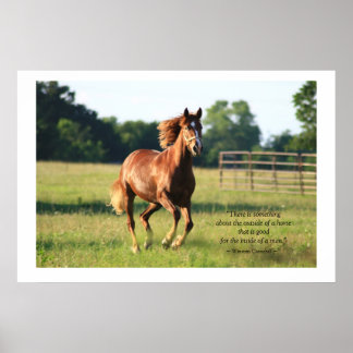 Impresión de Poster de caballos de Galloping