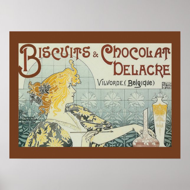 Impresión de Poster de chocolate deacre de anuncio (Frente)
