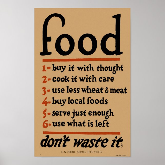 Impresión de Poster de comida tradicional - Era de (Frente)