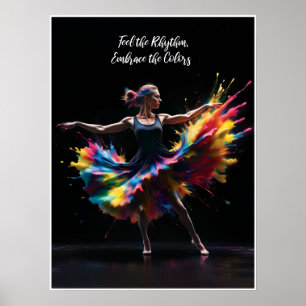 Impresión de Poster de danza, papel Poster de valo
