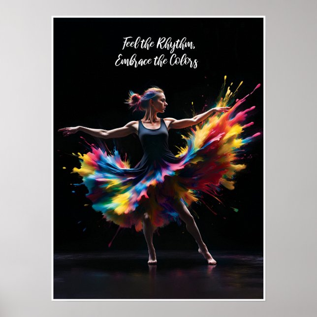 Impresión de Poster de danza, papel Poster de valo (Frente)