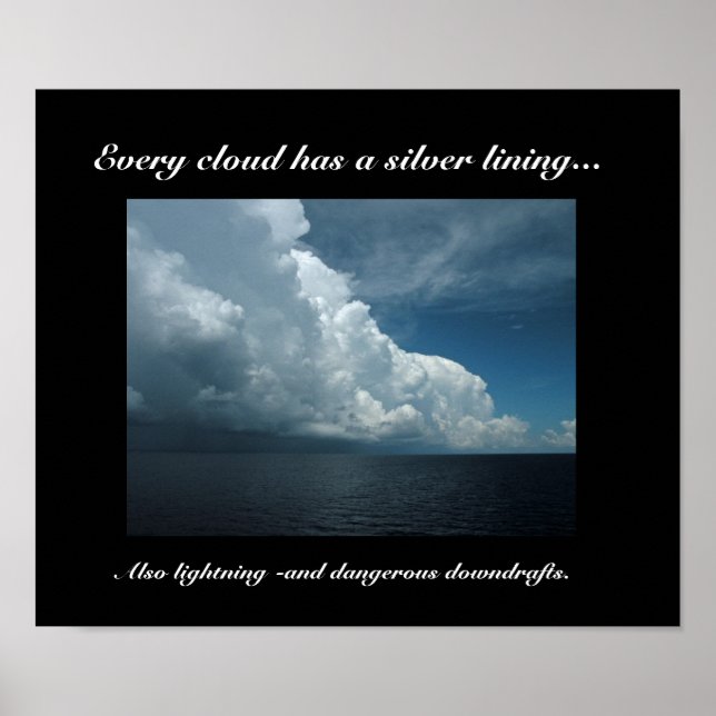 Impresión de Poster de Demotivación de Optimismo (Frente)