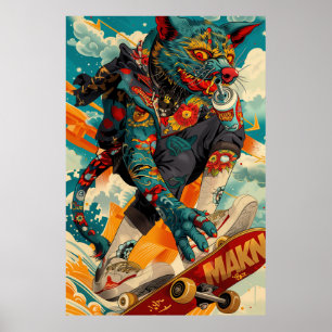Impresión de Poster de diseño de tatuajes de época