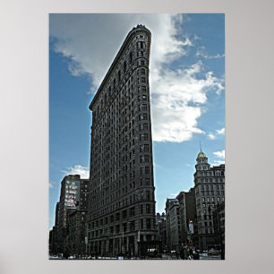 Impresión de Poster de edificio Flatiron de Nueva