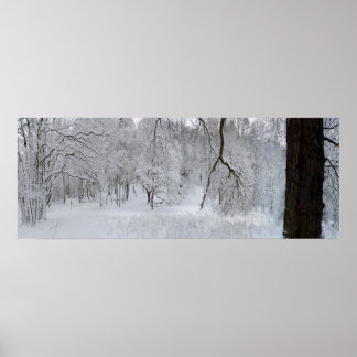 Impresión de Poster de escenas de nieve en inviern