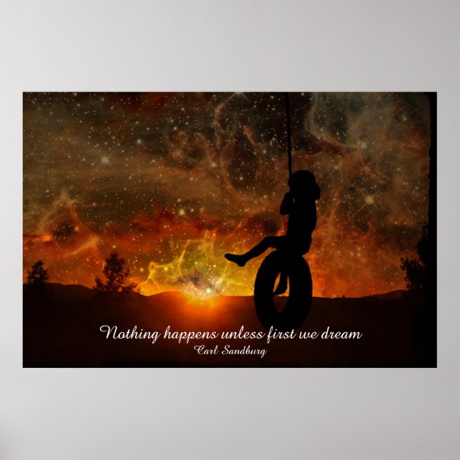 Impresión de Poster de giro de niños en neumáticos (Frente)