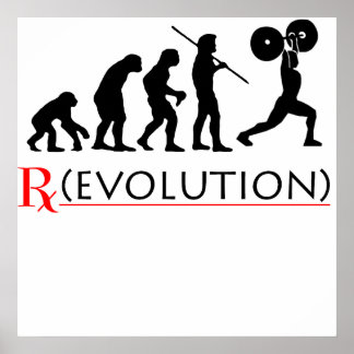 Impresión de Poster de gráfico de evolución Rx