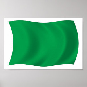 Impresión de póster de la bandera de Libia