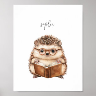 Impresión de Poster de lectura de edgehog