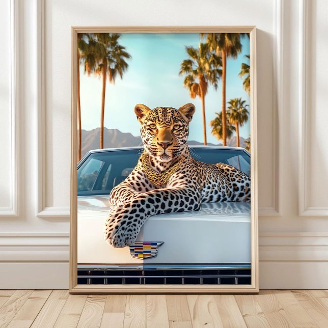 Impresión de póster de leopardo de lujo, leopardo  (Subido por el creador)