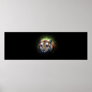 Impresión de Poster de Liderazgo con Ojos de Tigre