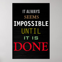 Impresión de Poster de madera de comillas de posic