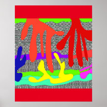 Impresión de Poster de mano Jive