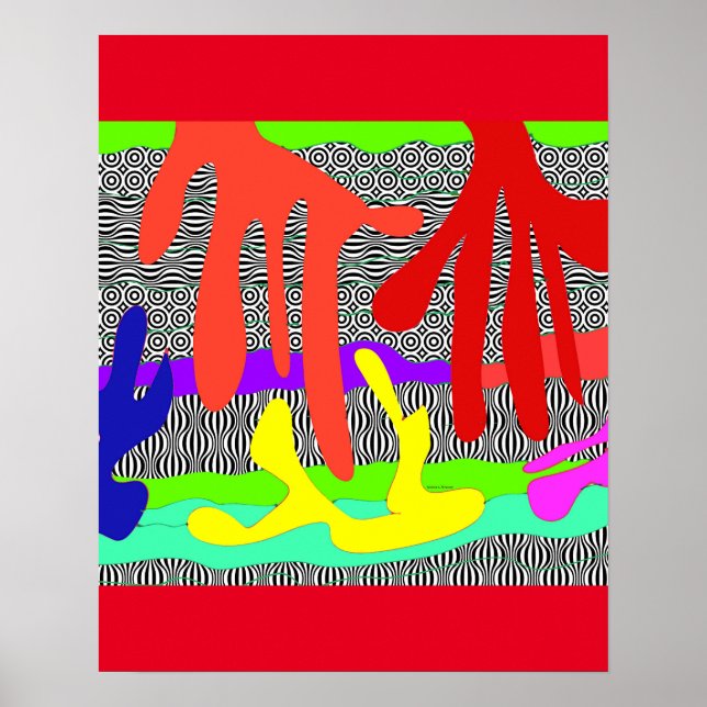 Impresión de Poster de mano Jive (Frente)