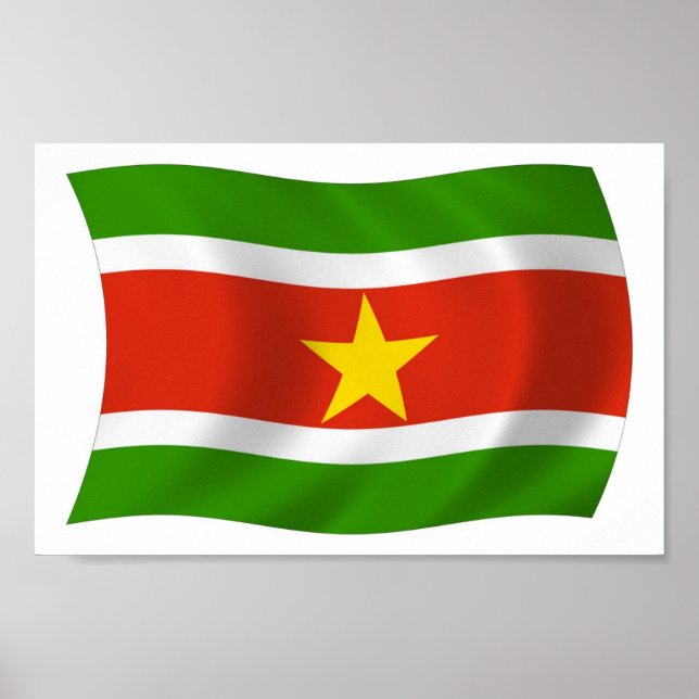 Impresión de Poster de marca de Surinam (Frente)