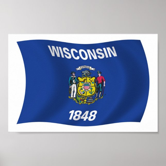 Impresión de Poster de marca Wisconsin (Frente)