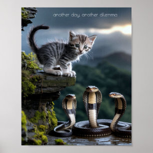 Impresión de Poster de Mascotas tristes y solitari