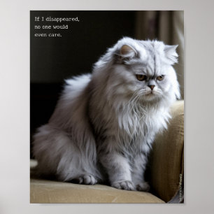 Impresión de Poster de Mascotas tristes y solitari