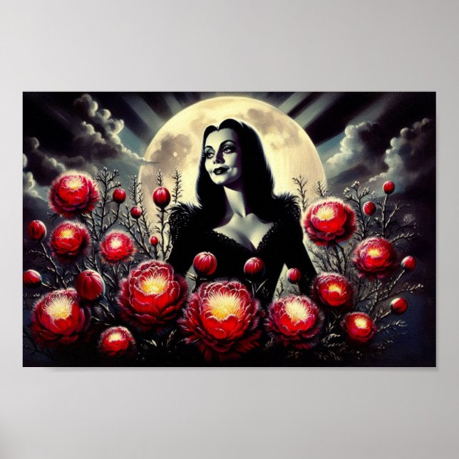 Impresión de poster de Morticias Garden (Frente)